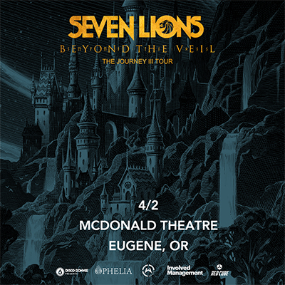 Seven Lions live in concert performing Electronica on April 2, 2023 in the McDonald Theatre, Eugene, Oregon