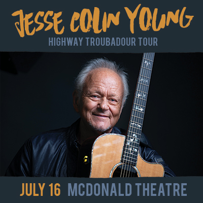 Jesse Colin Young live in concert on July 16, 2022 in the McDonald Theatre, Eugene Oregon