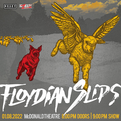 Floydian Slips live in concert on January 8, 2022 in the McDonald Theatre, Eugene, Oregon