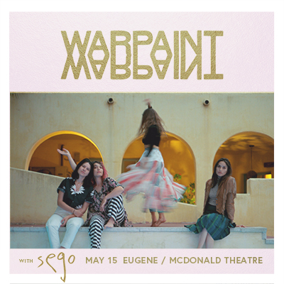 Warpaint live in concert at the McDonald Theatre in Eugene, Oregon