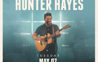 Hunter Hayes live in concert at the McDonald Theatre in Eugene, Oregon