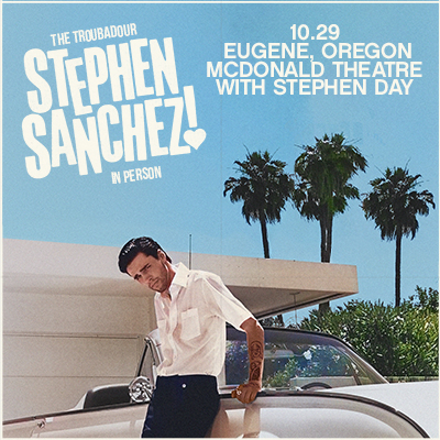 Stephen Sanchez live in concert at the McDonald Theatre in Eugene, Oregon