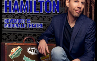 Comedian Ryan Hamilton live in concert at the McDonald Theatre in Eugene, Oregon