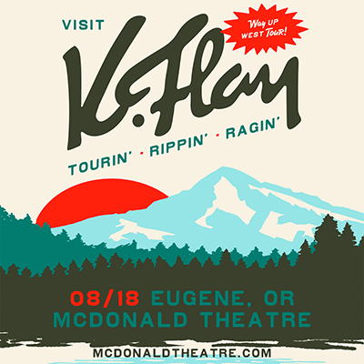 K. Flay live in concert at the McDonald Theatre in Eugene, Oregon