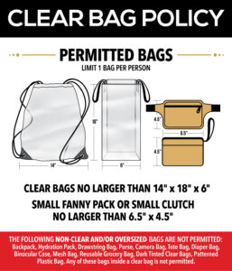 Clear bag policy